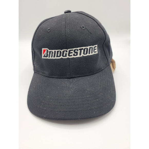 Bridgestone Baseball Cap Hat‎ Black Adjustable - Picture 1 of 6